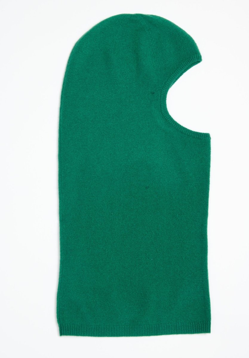 Cagoule unisex en cachemire vert émeraude - UNI 9